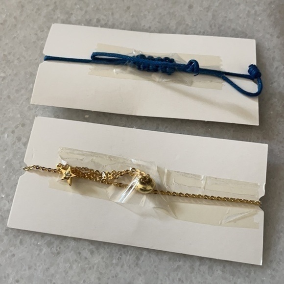 Star Bracelet Moon beac Silver Plated Adjustable Target bracelet combo - Picture 3 of 5